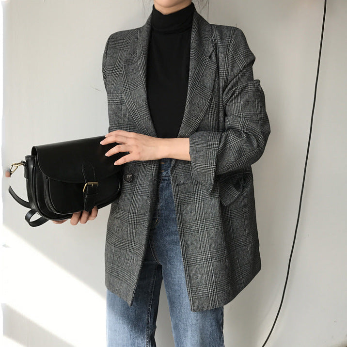 Double Rangée Deux Bouton Blazer