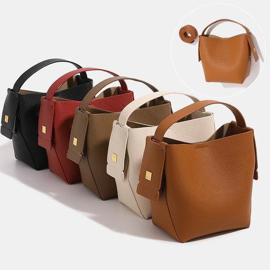 Sacs à Main Simples et Vintage pour Femme – Sac Bandoulière Petit pour le Travail, Style Commuter, Tendance Mode, Sac en Cuir de Luxe