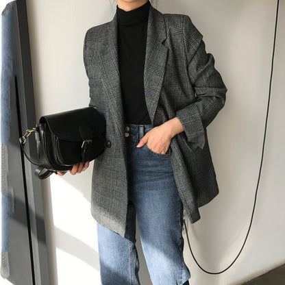 Double Rangée Deux Bouton Blazer