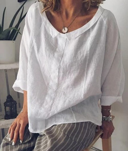 Blouse Femme Col Revers – Manches Longues