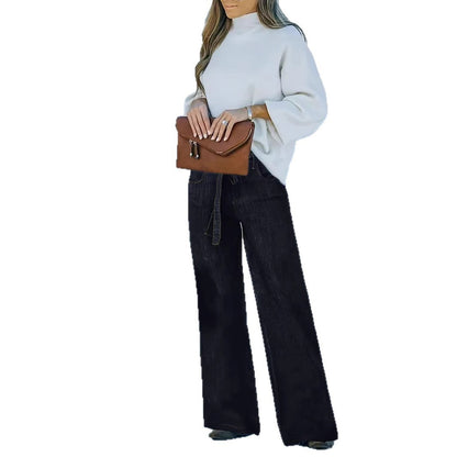 American Hot Girl Retro Wide Leg Jeans